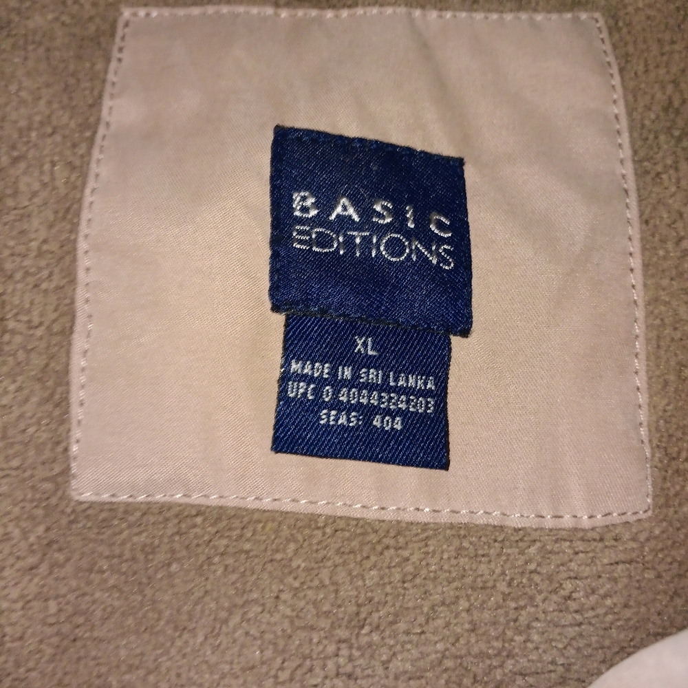 Vintage Basic Editions Tan Winter Coat With Fur T… - image 6